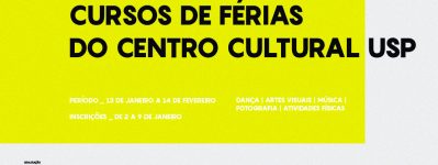 INSCRIÇÕES ABERTAS - Cursos de Férias 2020
